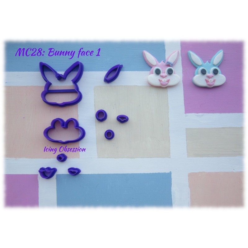 Bunny Rabbit Multi-Cutter Set (Face)