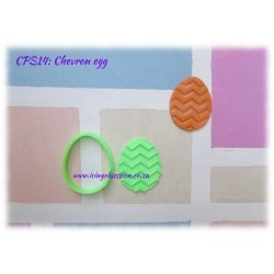 Easter Egg Cutter & Press Set (Chevron)