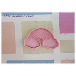 Rainbow & Clouds Cutter & Press Set