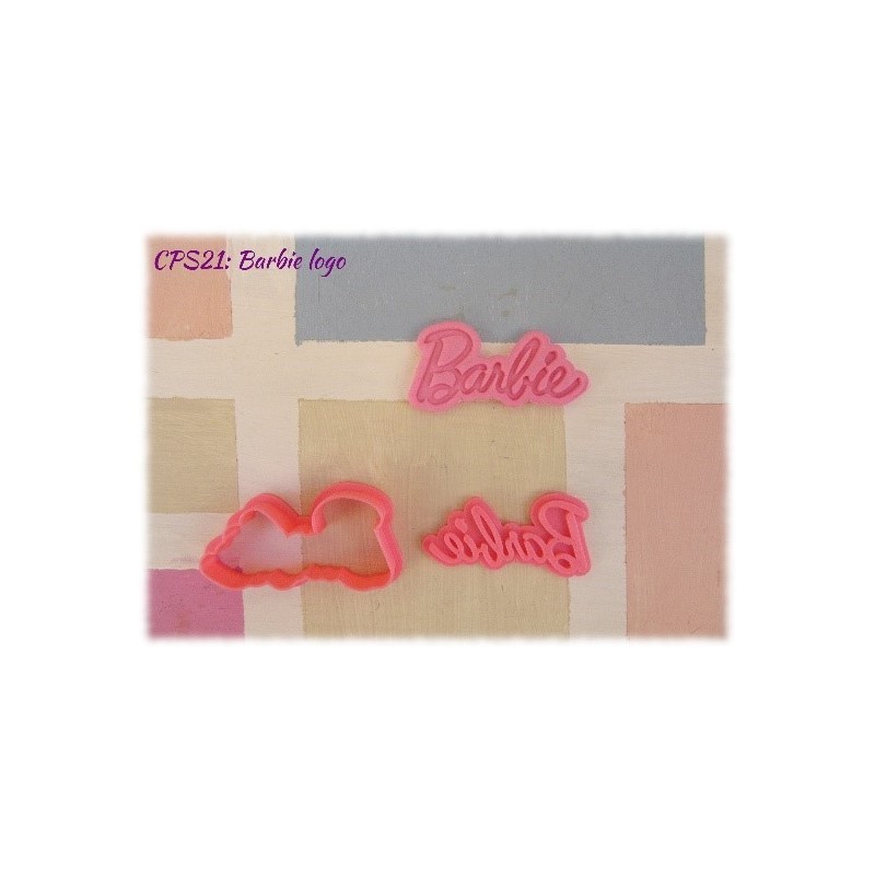 Barbie Logo Cutter & Press Set