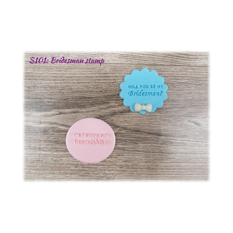 Will You Be My Bridesman Stamp