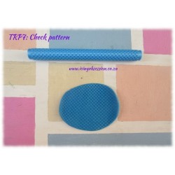 Check Texture Rolling Pin