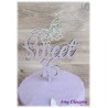 Sweet 16 Cake Topper