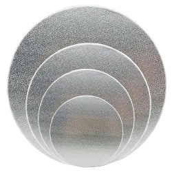 Silver Cake Board 12"/30cms (Round)