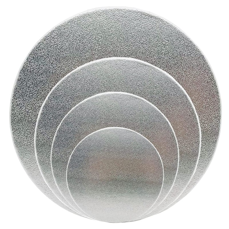 Silver Cake Board 14"/35cms (Round)