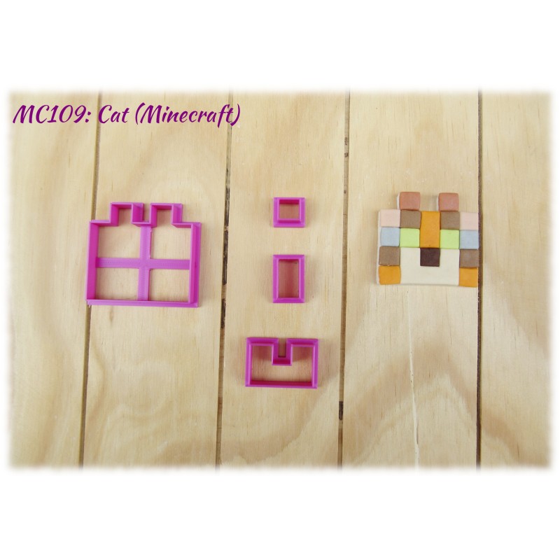 Minecraft Cat Multi-Cutter Set (Face)