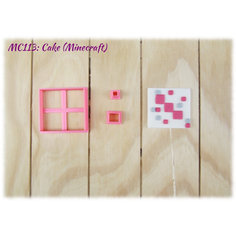 Minecraft Cake Multi-Cutter Set