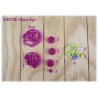 Hippie Logo Multi-Cutter Set (With flowers)