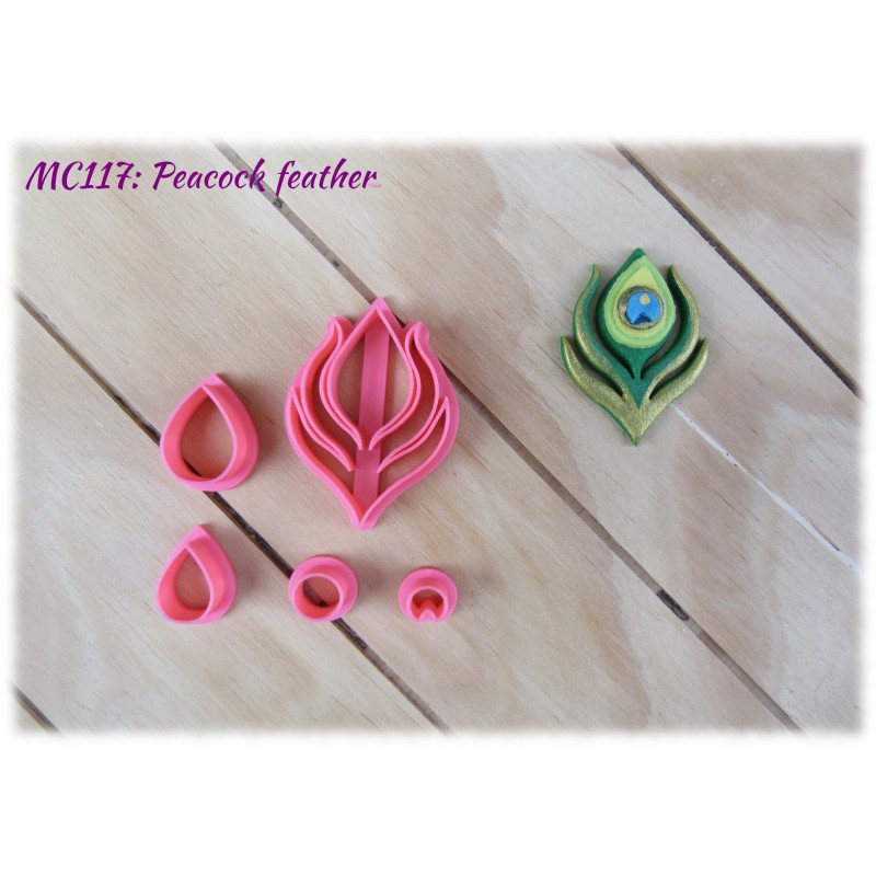 Peacock Feather Multi-Cutter Set
