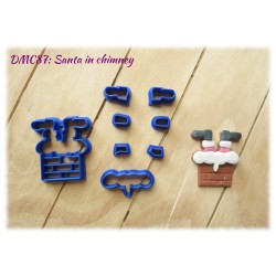 Santa In Chimney Multi-Cutter Set
