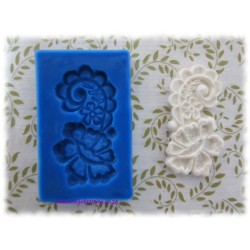 Flower Silicone Mould (Scroll)