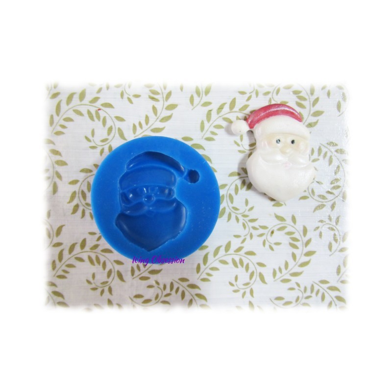 Santa Claus Silicone Mould (Face)