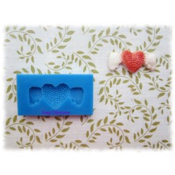 Heart with wings silicone mould, Valentine's day moulds, fondant moulds, South Africa