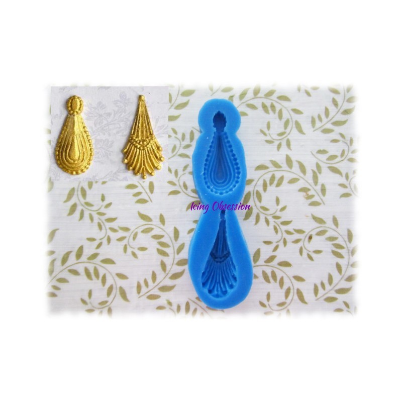 Tassle & Teardrop Silicone Mould