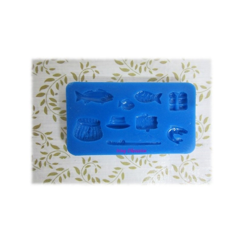 Fishing Theme Silicone Mould
