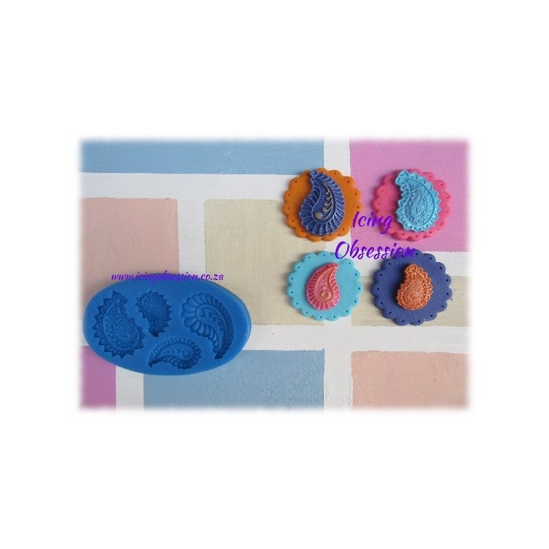 Paisley Silicone Mould