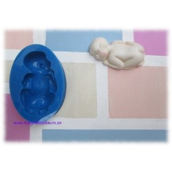 Sleeping Baby Silicone Mould (Large)