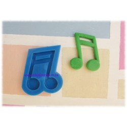 Music Note Silicone Mould (Double 8th Note)