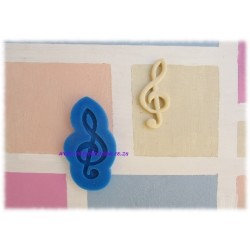 Music Note Silicone Mould (Treble Cleff)