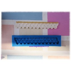 Ruffle Border Silicone Mould