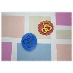 Heart Silicone Mould (Chain)