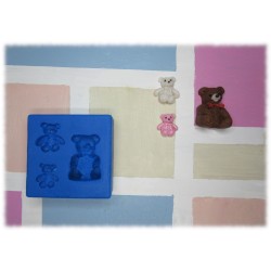 Teddy Bear Silicone Mould (1)