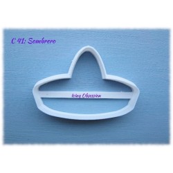 Sombrero Hat Cookie Cutter