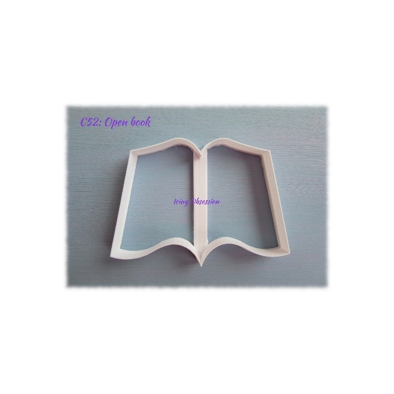 Book Cookie Cutter (Open)