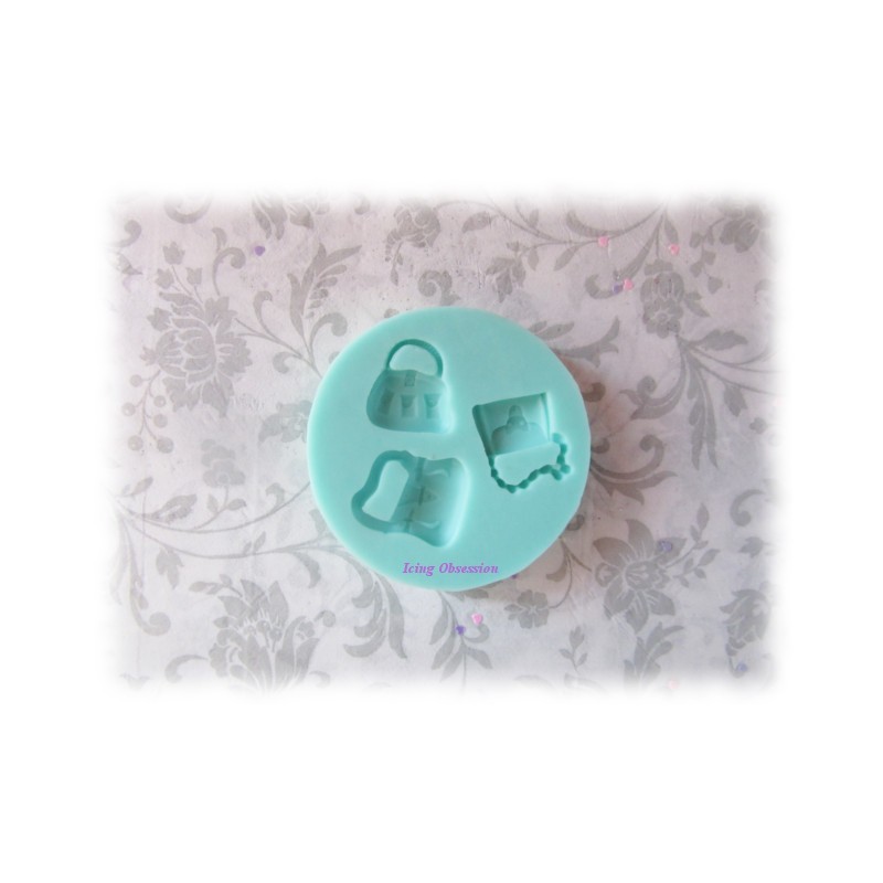 Triple Handbags Silicone Mould