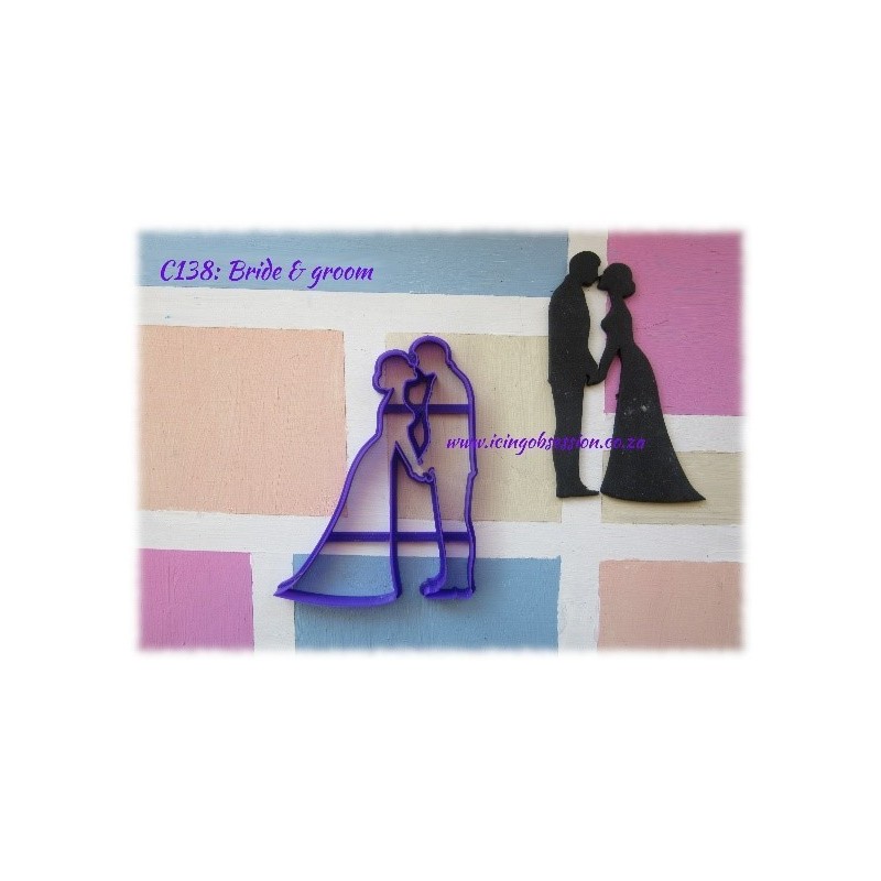 Bride & Groom Cookie Cutter