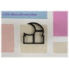 Moon Cookie Cutter  (With Plaque)