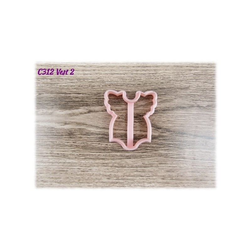 Vest Cookie Cutter (2 - Frilly)