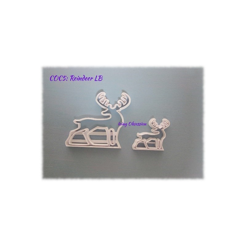 Reindeer Cookie Cutter (Looking Back)