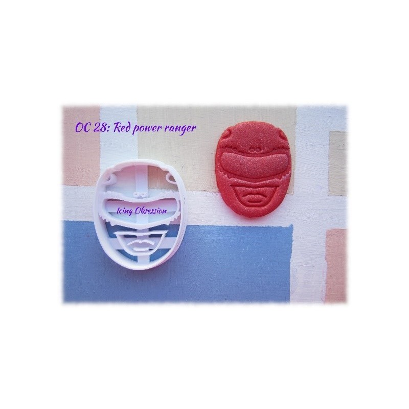 Power Ranger Cookie Cutter (Red)