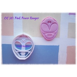 Power Ranger Cookie Cutter (Pink)