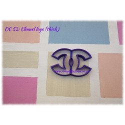 Chanel Logo Cookie Cutter (2 - Thick)