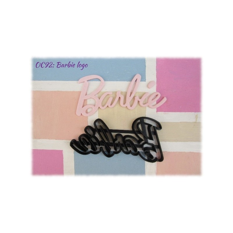 Barbie Logo Cookie Cutter