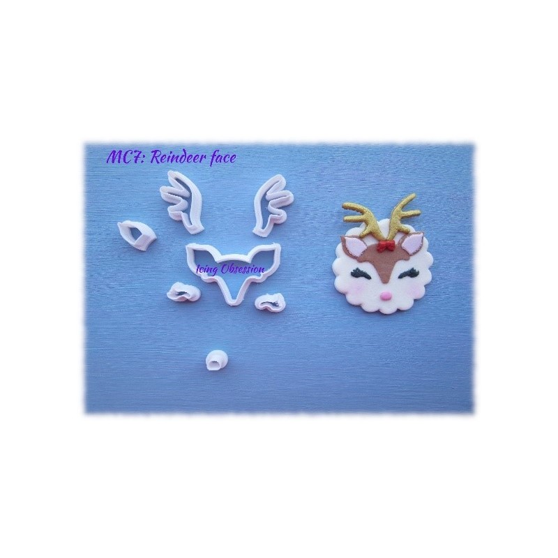 Reindeer Face Multi-Cutter Set