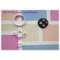 Playstation Remote Control Buttons Multi-Cutter Set