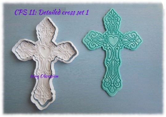 Intricate Cross Cutter & Press Set
