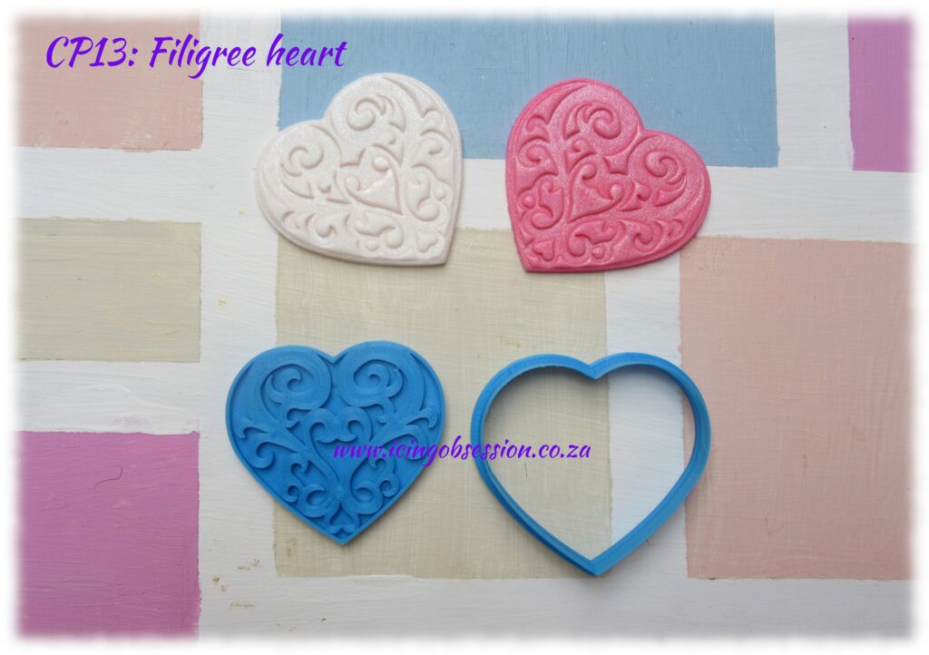 Filigree Heart Cutter & Press Set