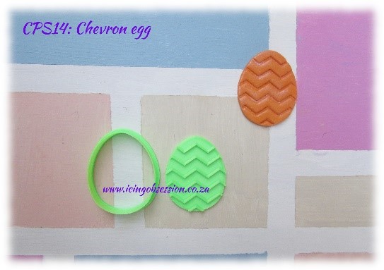 Chevron Easter Egg Cutter & Press Set
