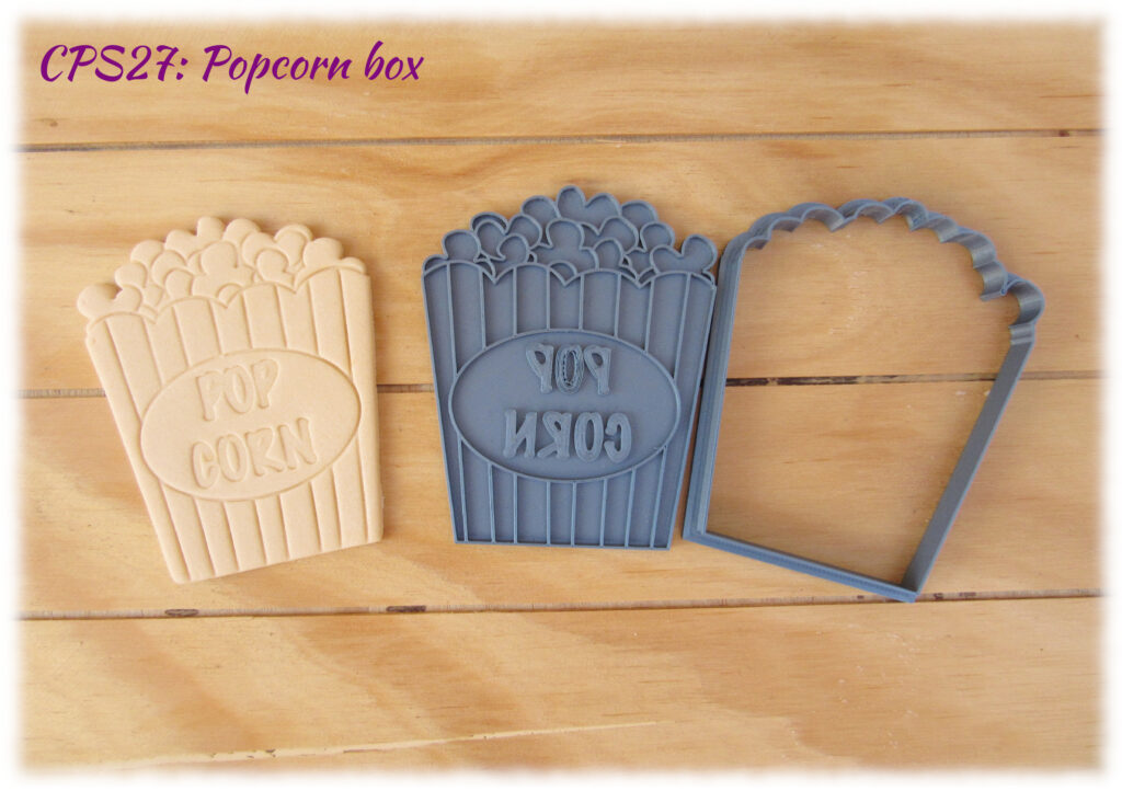 Popcorn Box Cutter & Press Set