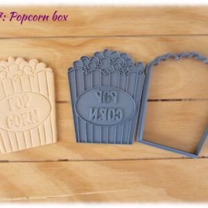 Popcorn Box Cutter & Press Set