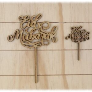 Eid Mubarak Cake Topper
