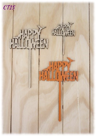 Happy Halloween Cake Topper