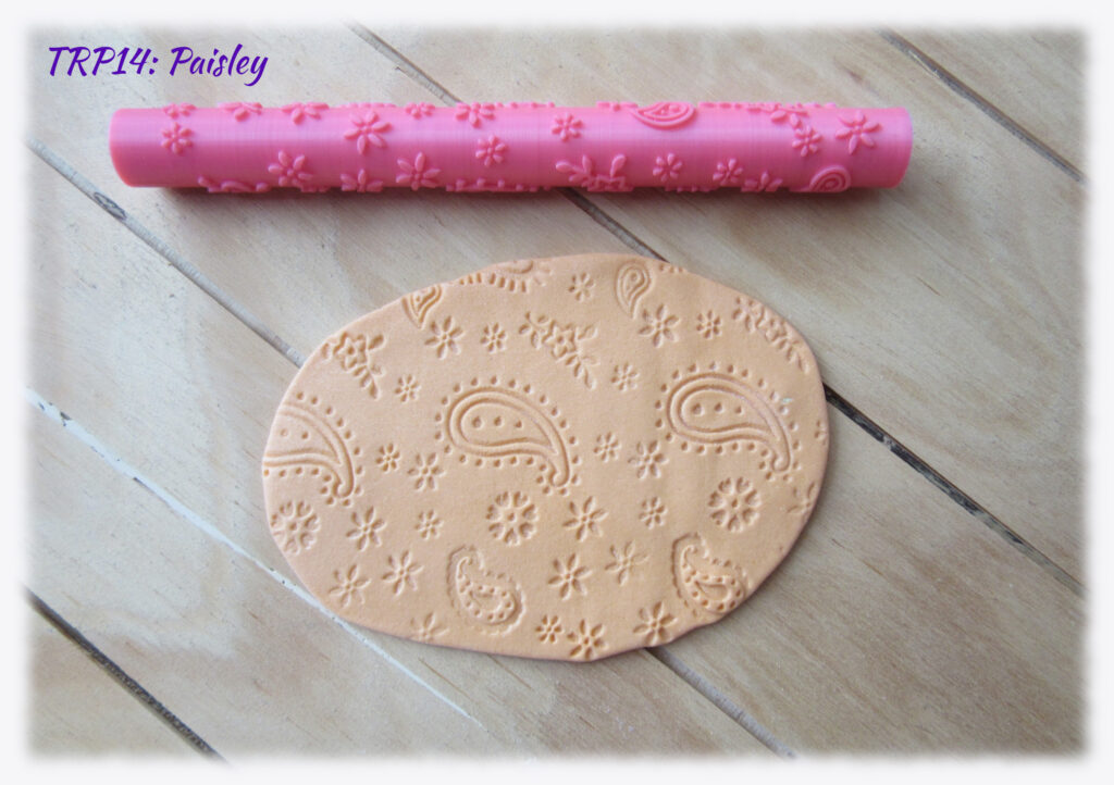 Paisley Texture Rolling Pin