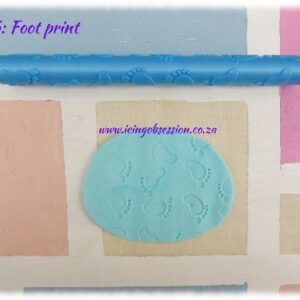 Foot Print Texture Rolling Pin