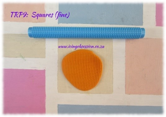 Fine Squares Texture Rolling Pin