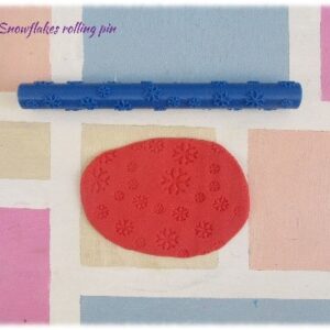 Snowflakes Texture Rolling Pin